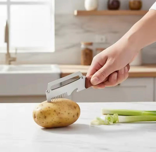 Vegetables Peeler With Wooden Handle
