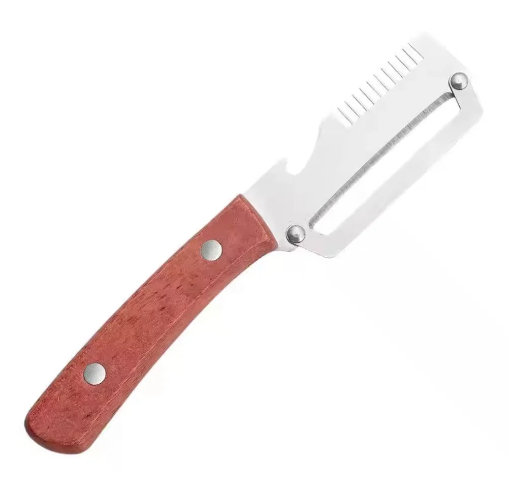 Vegetables Peeler With Wooden Handle