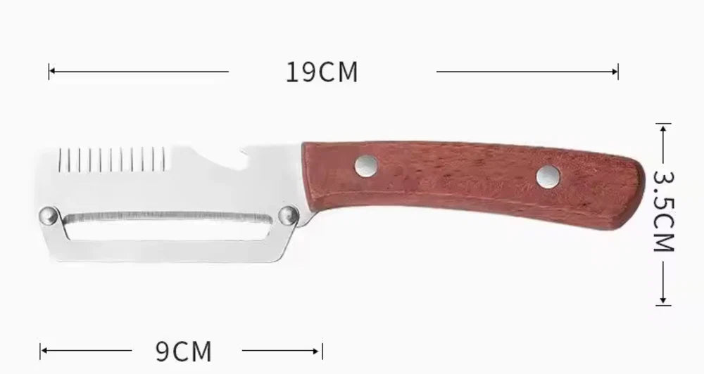 Vegetables Peeler With Wooden Handle