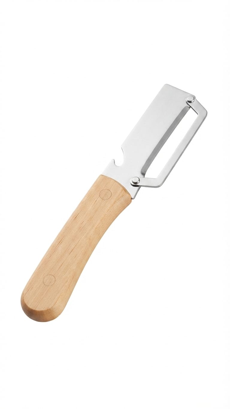 Vegetables Peeler With Wooden Handle